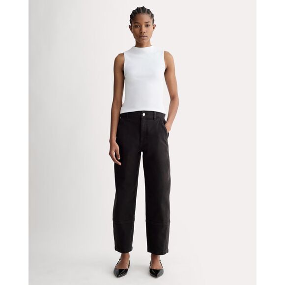Everlane The Utility Barrel Pant - Black 4L - Picture 1 of 10